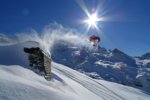 Puderpremiär i Engelberg