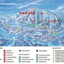 Pistkarta Vuokatti