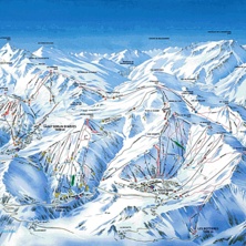 Pistkarta Les Sybelles