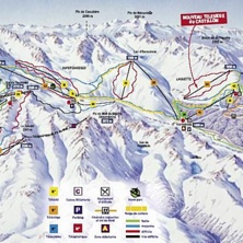 Pistkarta Barèges La Mongie