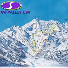 Pistkarta Squaw Valley