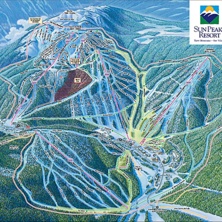 Pistkarta Sun Peaks