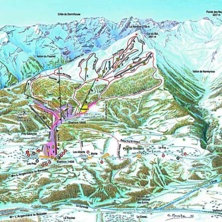 Pistkarta Puy Saint Vincent