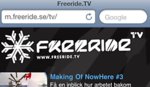 Freeride.TV i din mobil