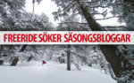 Freeride söker säsongsbloggar