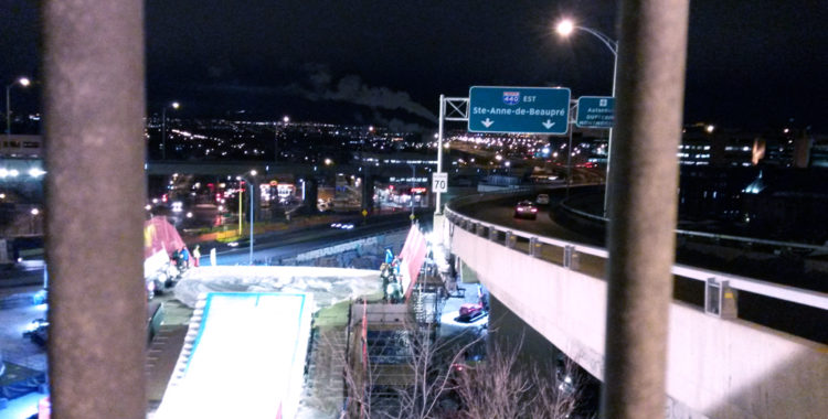 Big Air-arenan i centrala Quebec