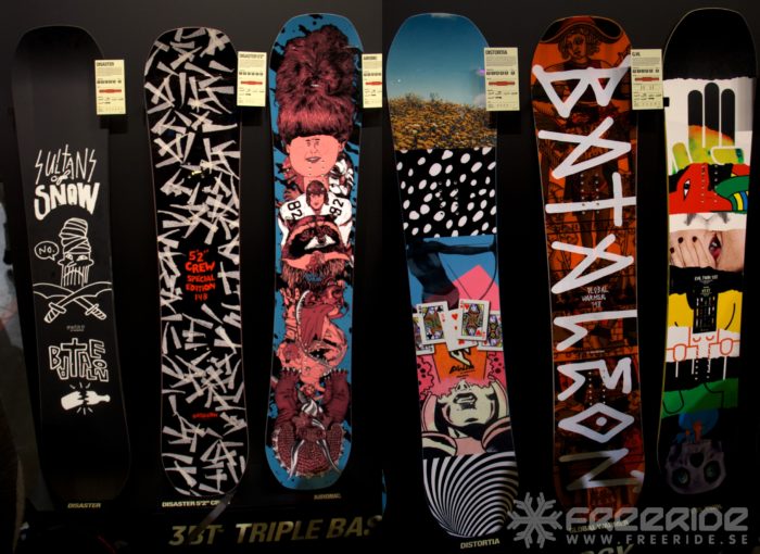 Disaster, 5'2 special edition, Airobic, Distortia, Global warmer, Evil twin.