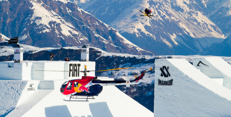Christoph Schenk fyrar av en helikopter eller motsvarande under förra årets tävling.