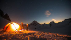 Några av världens bästa skidfotografer gör upp på Mont Blanc