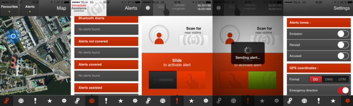 Skärmdumpar från iSIS.