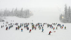 Världsrekordförsök på världens största telemarksläger