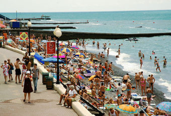 Sommartid är Sochi Rysslands riviera.