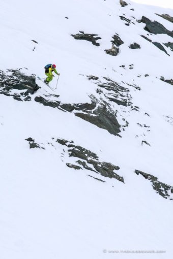 Tar luft på Baby Bec i Verbier