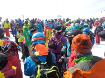 Reine och en bråkdel av den svenska klacken.