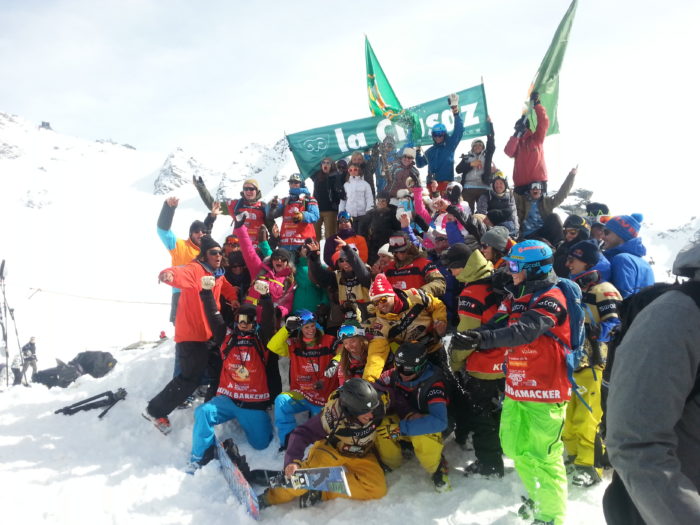 Åkarna och La Clusaz-klacken