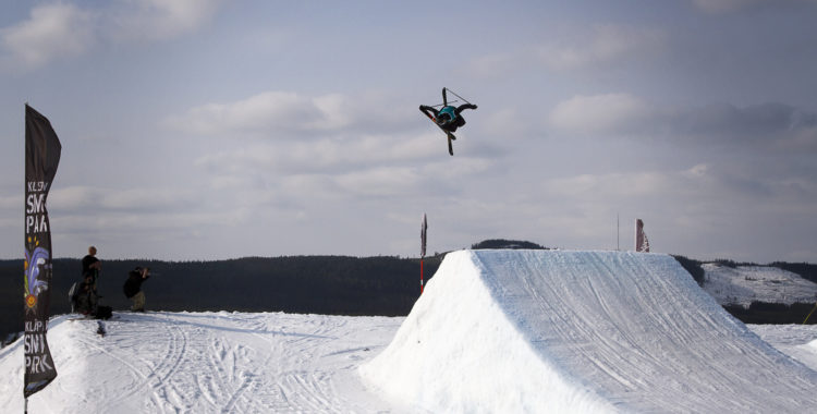 Cristopher Hjälmeby vann SM i slopestyle för andra året i rad.