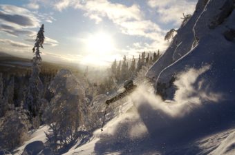 Klövsjö en vanlig måndag.