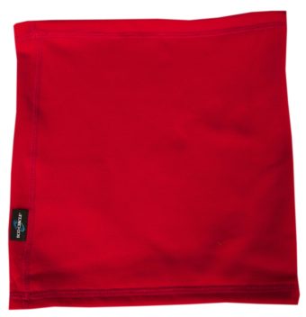 En buff kan funka som både mössa och halsduk.