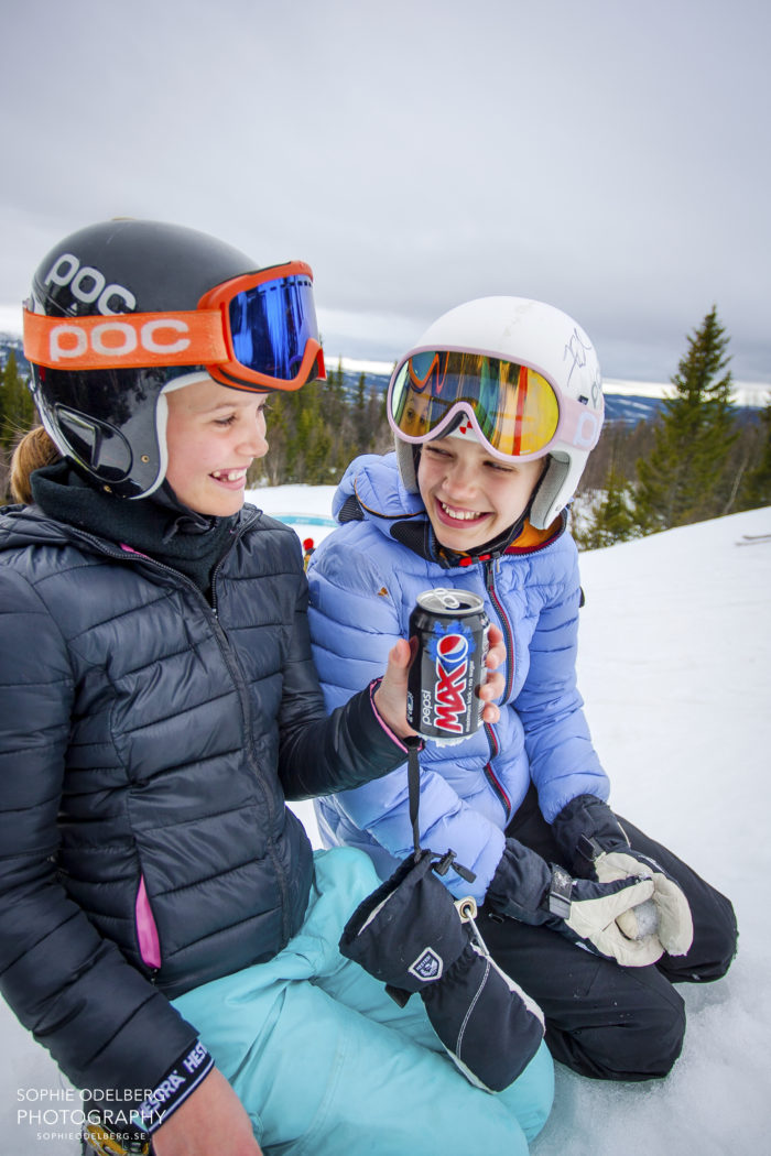 Även om man inte vann sponsorskontraktet fick man under dagen tilllfällig läskpons.