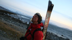 Han toppturade Skäckerfjällens 16 toppar på ett dygn