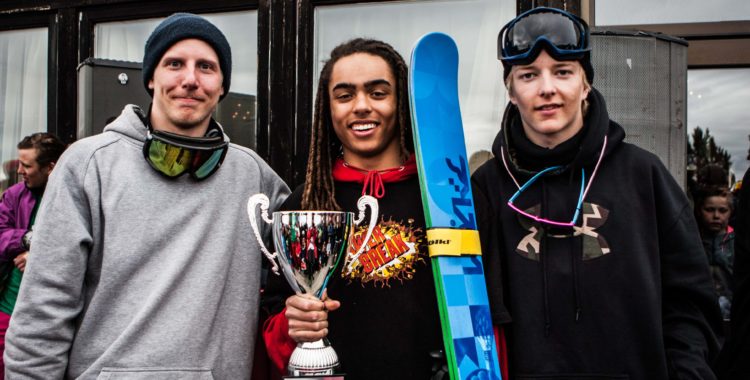 Pallen totalcupen. Patrik Norling (2:a), Victor White (1:a), Elias Swedberg (3:a).