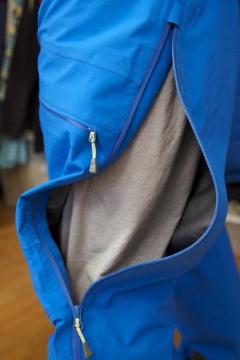 Trots att plaggen andas är ventilation ett måste.