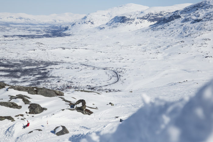 Riksgränsen visade upp sig från sin bästa sida under tävlingsdagarna. 