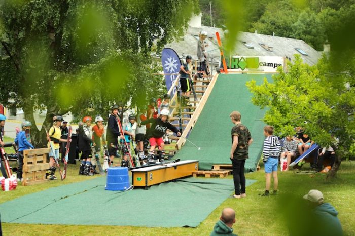 Lucas Söderberg på railarenan.