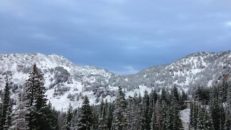 Första snön har fallit i Utah