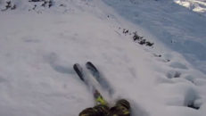 Tanner Hall åker sitt brantaste åk någonsin