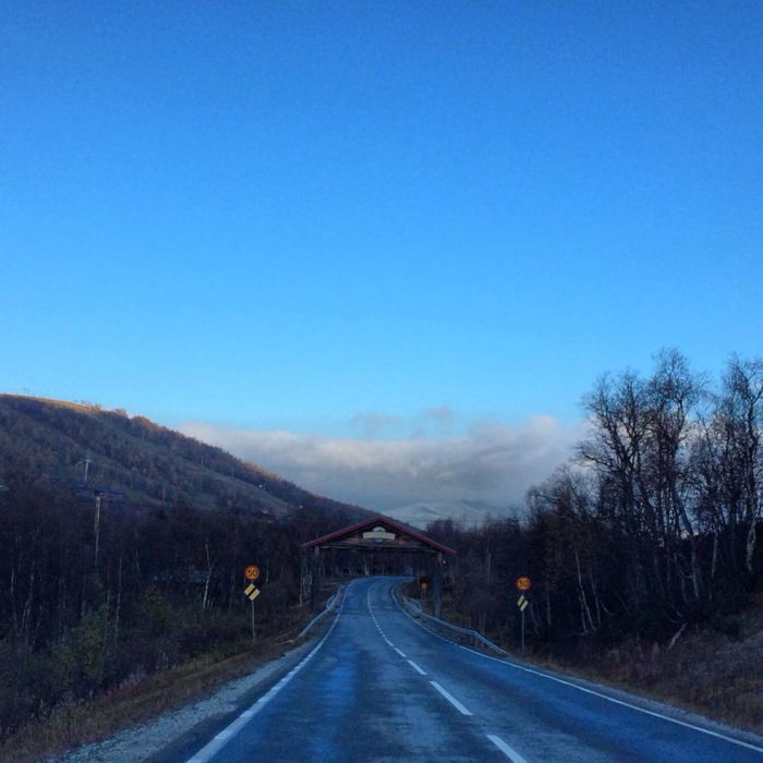 Första snön på Skars i Ramundberget.