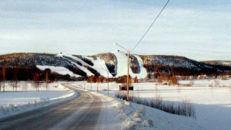 Ny skidbacke i Umeå