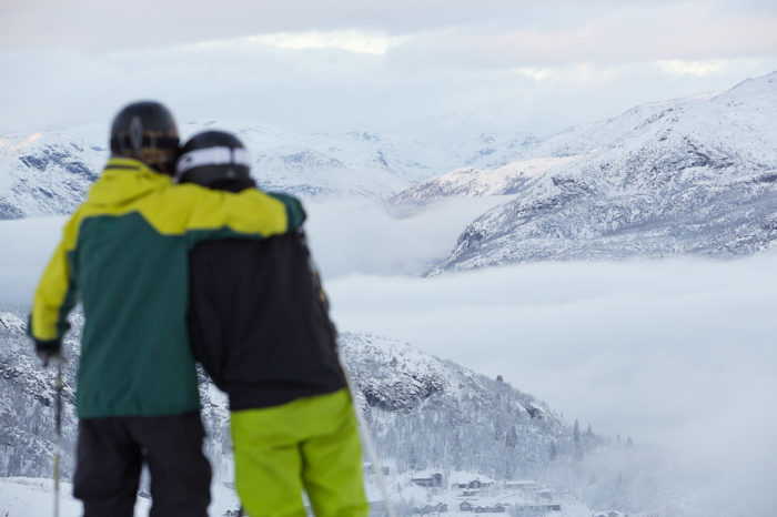 Skidåkningens förbrödrande kraft "in effect"