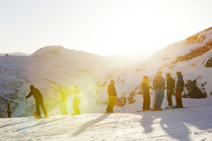 En värmande försäsongssol