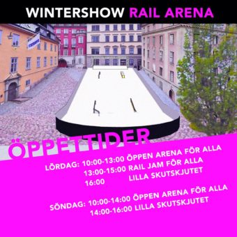 Kolla på uppvisningen eller åk själv. Vintern flyttar till Kungsträdgården