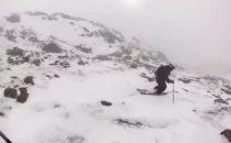 Första åket på Åreskutan 2014/15