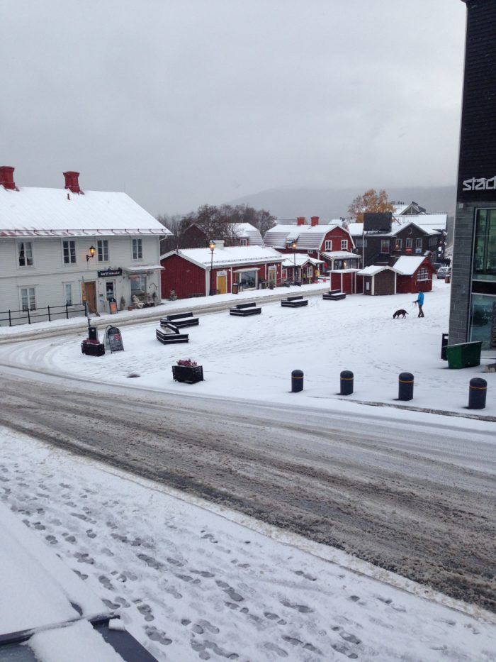 Close-up på Åre torg