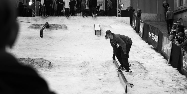 Lucas Stål-Madison provade på Kungsans provisoriska räcken.