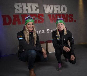 Anna Holmlund och Sandra Näslund.