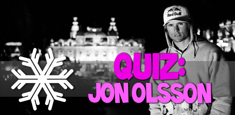 Ikonen Jon Olsson är föremål för veckans hjärngympa.