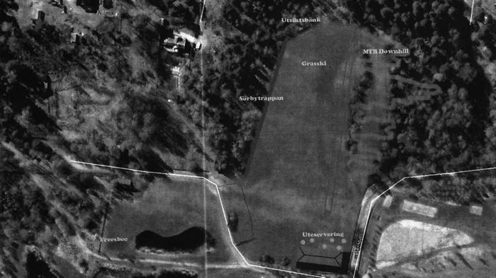 Skiss över det tänkta området.