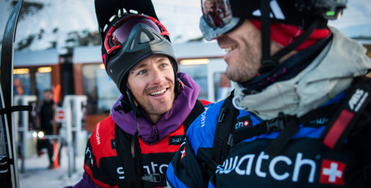 Seth och Julien under Skiers Cup 2014.