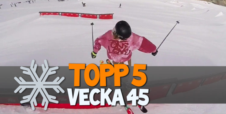 Emil Granbom railar loss i Saas-Fee.