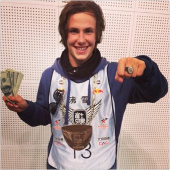 Sven Thorgren efter segern förra året.