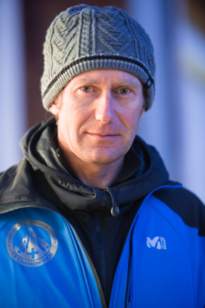 Christophe Boloyan, bergsguide och president för La Chamoniarde