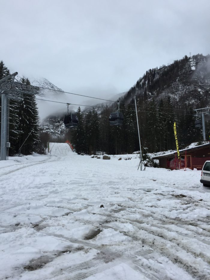 Argentiere, Chamonix den 19 december.