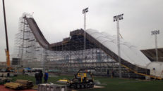 Bagagekaos innan tävling för snowboardlandslaget