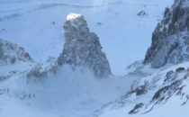 Stor lavin i Carson Pass i måndags