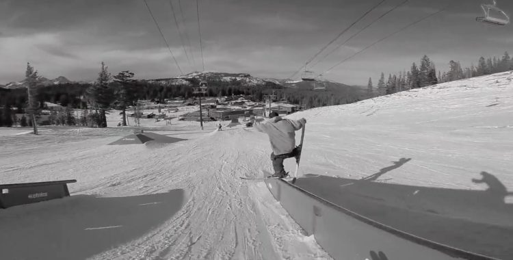 Phil Casabon blygs inte en grab på railen