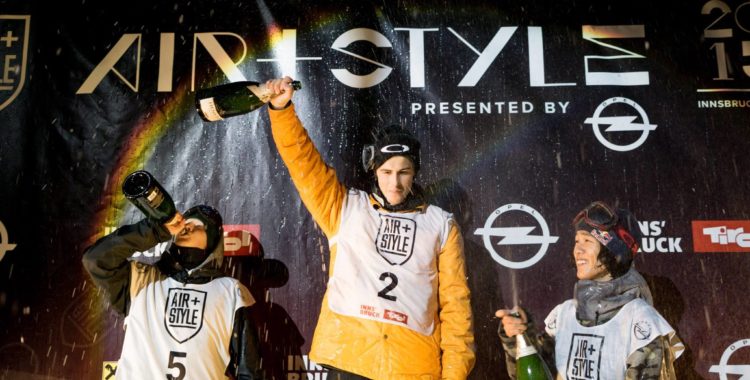 Ståle slog ut Niklas och tog sig sedan högst upp på pallen i Air & Style.